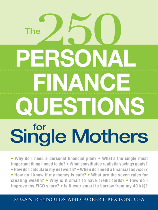 Title details for 250 Personal Finance Questions for Single Mothers by Susan Reynolds - Available